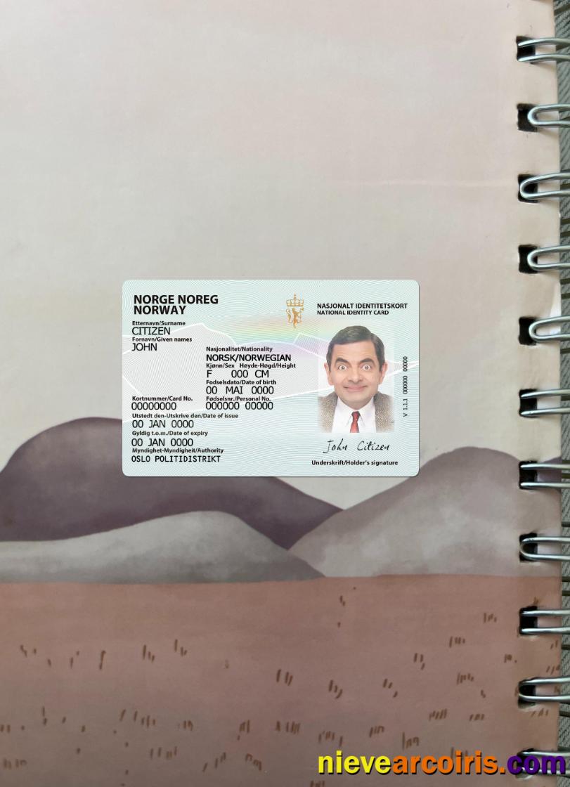 Norway ID card version 2 photolook
